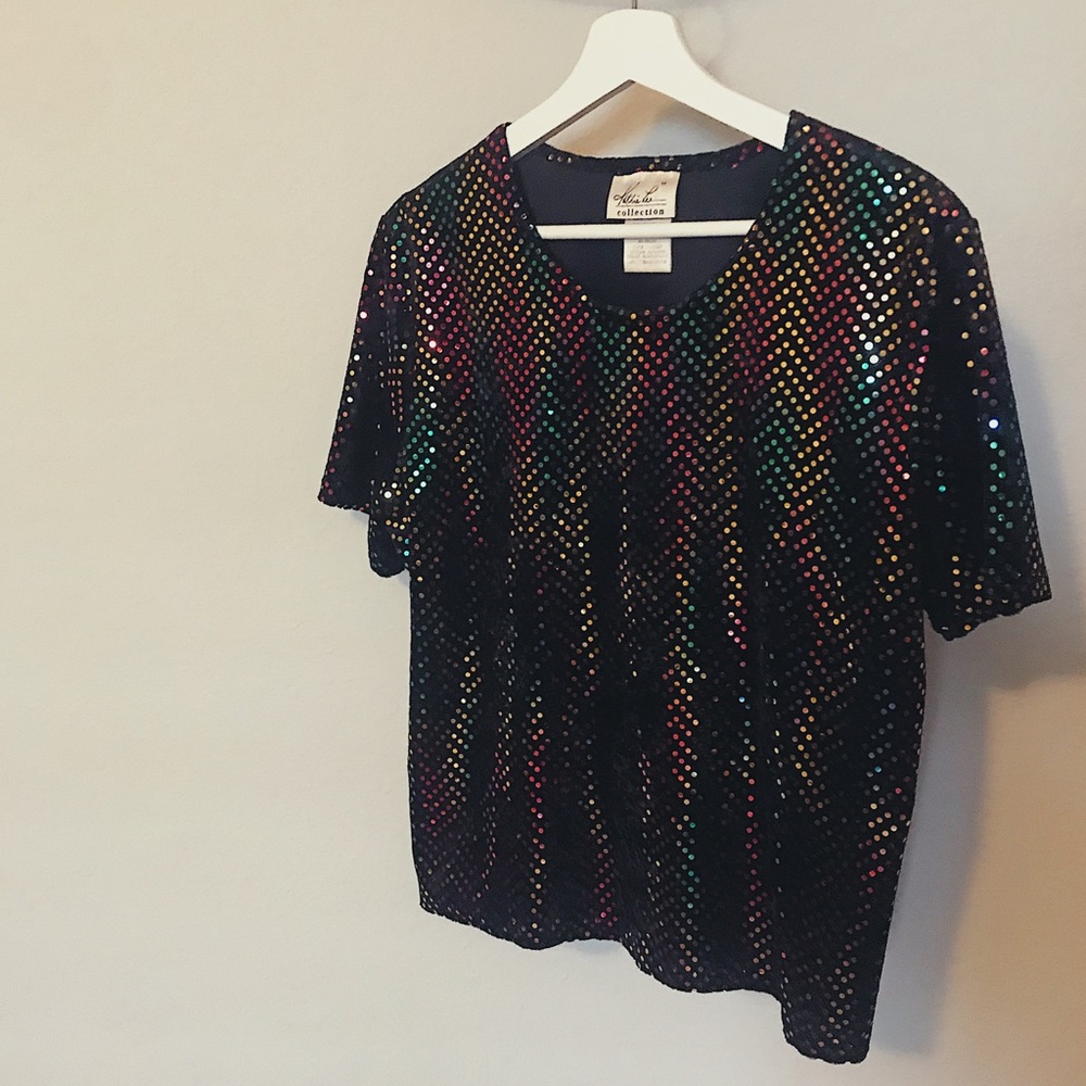 vintage boxy statement shirt